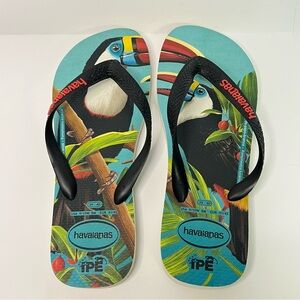 Havaianas Brazilian Flip Flops Bird Toucan